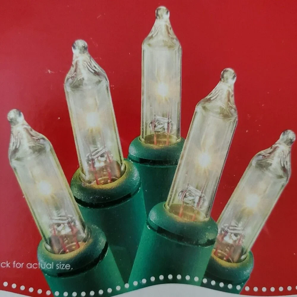 New String Lights 100 Clear White Mini Bulbs Christmas Wedding Party Patio Deck